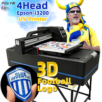 Imprimante à plat UV 6090 pour l'impression de logos en relief sur les maillots de sport de football