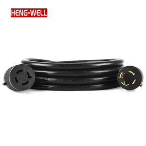 Nhiệm vụ nặng nề 1ft khô RV Adapter dây 10 AWG STW với NEMA 10-30p/14-50p/6-50p 14-50r 30/50 <span class=keywords><strong>amp</strong></span> điện cắm chuyển đổi sjtw loại dây - Product Image 2