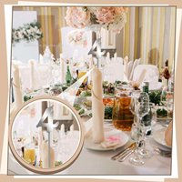 Marque de protection environnementale : Carte de table personnalisée en acier inoxydable avec impression UV pour mariage, carte de siège, cadeau de fête, logo