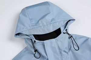 Herbst Winter Herren Casual Running Hooded Outdoor Mantel Jacke Aprikose mit Stickerei Dekoration Brief Muster Sacones Design - Product Image 3