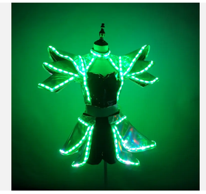 Sexy LED Armor Space Performance bar Disfraz LED Luminous Disfraces bar <span class=keywords><strong>Ropa</strong></span> de baile <span class=keywords><strong>Ropa</strong></span> de escenario para mujer - Product Image 5
