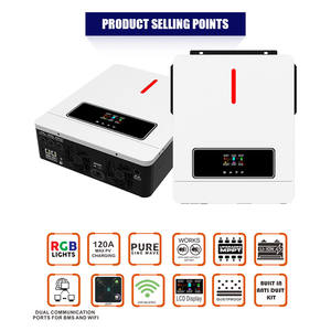 Kit de Panel Solar con Inversor de Múltiples Estilos con Batería, Aire Acondicionado Solar, Inversor Híbrido Conectado a la Red y Fuera de la Red, Placa PCB - Product Image 6