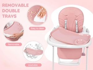 IVOLIA EN14988 plastica multifunzionale di <span class=keywords><strong>alta</strong></span> qualità in metallo installazione gratuita capretto bambini bambino mangiare alimentazione pranzo seggiolone - Product Image 2