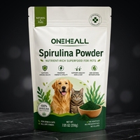 Poudre de spiruline de qualité alimentaire supérieure 100% pure pour animaux de compagnie, poudre de spiruline végétalienne