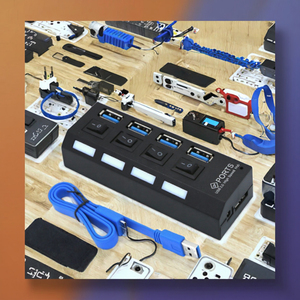 <span class=keywords><strong>USB</strong></span> <span class=keywords><strong>3.0</strong></span> HUB với 4 cá nhân On/Off <span class=keywords><strong>LED</strong></span> chuyển đổi 4 <span class=keywords><strong>USB</strong></span> cổng dữ liệu trong kho - Product Image 6