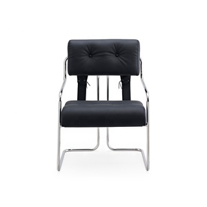 Nordic in pelle Business Reception negoziazione sedia per il tempo libero in acciaio inox poltrona per bar ristorante <span class=keywords><strong>ufficio</strong></span> - Product Image 4