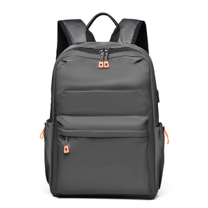 Large Capacity Multifunctional Student Business <b>Backpack</b> Customizable Logo Oxford Material Polyester Simple Design for Men - Product Image 5