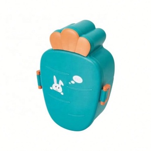 กล่องอาหารกลางวันฉนวนกันความร้อนแบบพกพาสไตล์การ์ตูนสำหรับนักเรียนออฟฟิศและกล่องอาหารกลางวันสำหรับเด็ก - Product Image 1