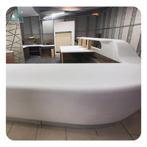 <span class=keywords><strong>Escurridor</strong></span> moderno de hoja de <span class=keywords><strong>losa</strong></span> de superficie sólida acrílica sin silicona <span class=keywords><strong>para</strong></span> encimera de cocina con características antibacterianas ecológicas - Product Image 2