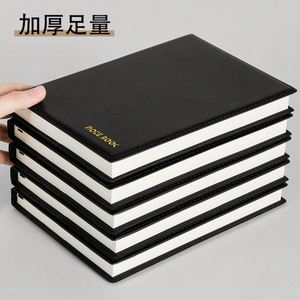 Marcapáginas de Cinta de Seda Personalizado, Cuadernos Ecológicos de Tapa Dura de Lino, Diario de Negocios Negro A5, Lomo Dorado, Planificador de Cuadernos Reutilizables - Product Image 6