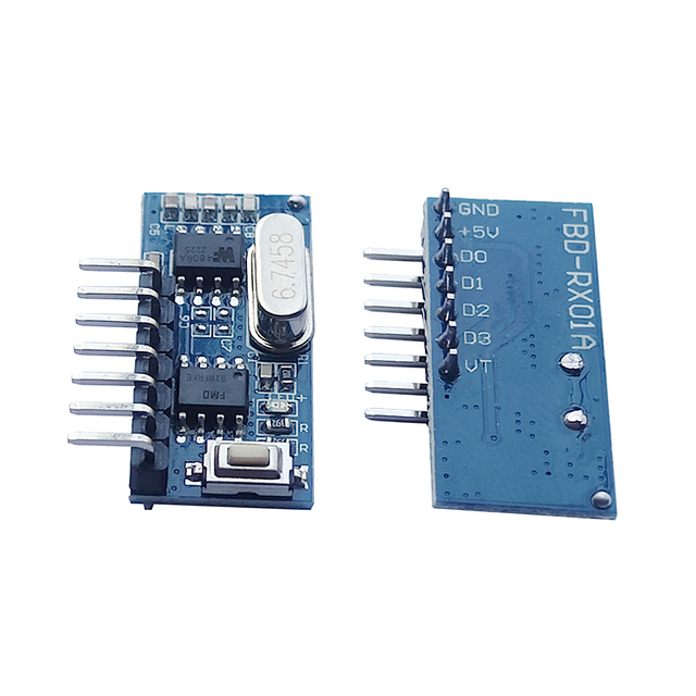 New Wireless Rf Data Receiver Rolling Code Remote Control Receiver 433mhz Rf Module Modulo Codificador Rf 433 Mhz 433mhz Hcs301
