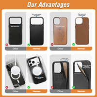 Étui de téléphone portable en cuir personnalisé, étanche, avec porte-cartes, portefeuille magnétique anti-skimming, idéal pour un usage quotidien pour iPhone 15