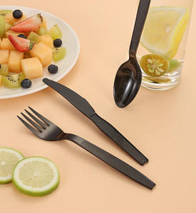 ชุดช้อนส้อมมีดพลาสติกแบบใช้แล้วทิ้ง 7 นิ้ว สำหรับร้านอาหาร โรงแรม บริการเดลิเวอรี่ ของหวาน จากโรงงานโดยตรง - Product Image 2