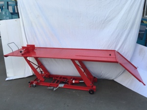 Tavolo Elevatore Idraulico a Forbice da 1000 Libbre, Blu, Strumento per Veicoli e Motociclette - Product Image 6