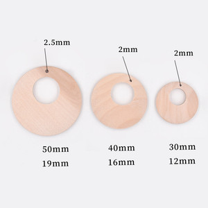 Orecchini Pendenti in <span class=keywords><strong>Legno</strong></span> Etnici Geometrici a Goccia - Product Image 2