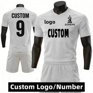 Op maat gemaakt snel drogend bedrukt vintage sportshirt, voetbal T-shirt, voetbalshirt voor heren - Product Image 2