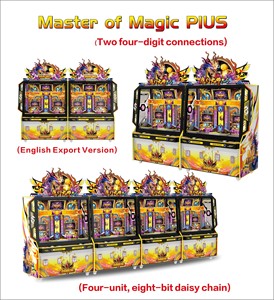 Machine de jeu Magic <span class=keywords><strong>Masters</strong></span> à monnayeur pour 4 joueurs, idéale pour les centres de jeux, adaptée aux enfants, en métal et verre trempé - Product Image 5