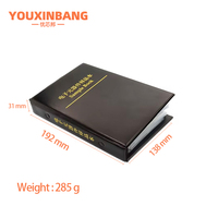 Libro de Muestras de Componentes Electrónicos Youxinbang, Paquete de Resistores y Condensadores SMD, Libro de Accesorios Electrónicos en Blanco, 285g