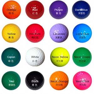 Pelotas de Golf Personalizadas al por Mayor, de Uretano Dorado, para Práctica en Campo de Golf, Biodegradables, de Dos Piezas, Dureza 80-90 - Product Image 4