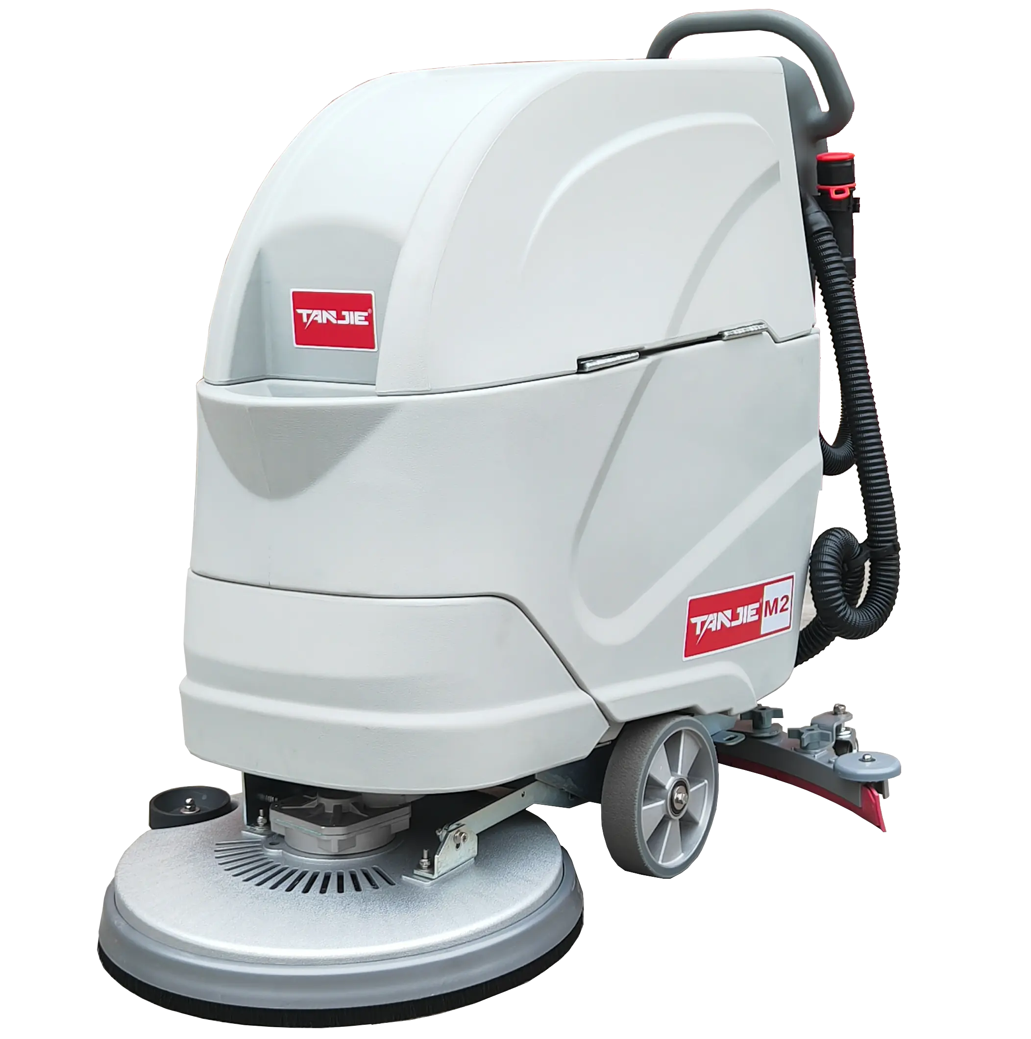 Commercial Floor Cleaner Battery Powered Floor Scrubber Dryer 21 inch brush 31 inch Squeegee Width 55 L Tank