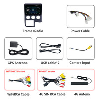 Écran tactile 10 pouces Wifi Bluetooth Android Auto Carplay Autoradio multimédia pour Toyota Hiace RHD 2019