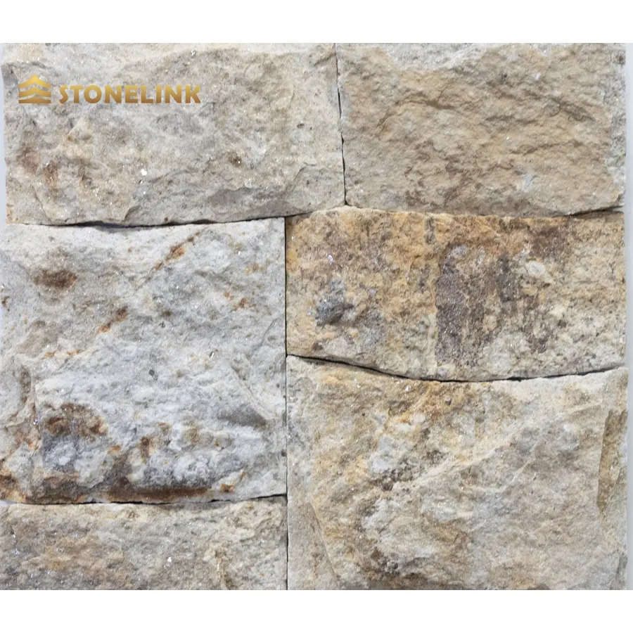 Stonelink Crème Kalksteen Buitenbekleding Beige Kalkstenen Straatstenen Technologie Groothandelsprijs Wandpaneel Steenfineer