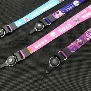 Wholesale Heat Transfer Printing Ribbon Strap Mobile Phone <b>Lanyard</b> Work Permit Hanging Rope Customizable Logo Pattern - Product Image 1