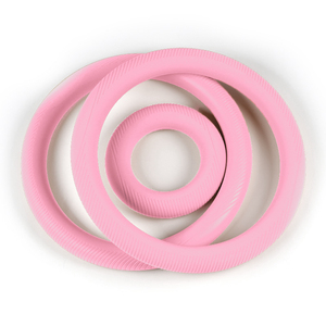 Unisex Fitness Weight Waterproof Non-Slip Eco-Friendly Yoga Pilates <b>Strength</b> <b>Training</b> Silicone Lifting Power Ring Dumbbells - Product Image 2