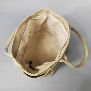 Sac fourre-tout en toile réutilisable et écologique avec fermeture éclair, personnalisable avec logo, multi-poches, idéal pour le travail et les trajets quotidiens - Product Image 5