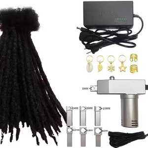 Machine à tresser manuelle Wansheng B-802 pour dreadlocks, outil de coiffure avec adaptateur secteur et extensions - Product Image 3