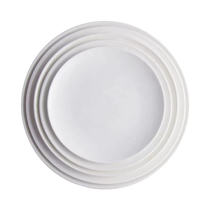Fabricantes de platos de cerámica, platos de cena blancos de cerámica a granel personalizados, platos de restaurante de porcelana con logotipo en el mercado - Product Image 1