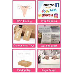 String en soie glacée en stock, grande taille, vente en gros, sexy, dos nu, anneau métallique en forme de cœur, culottes pour femmes, string, <span class=keywords><strong>tanga</strong></span>, sous-vêtements - Product Image 6