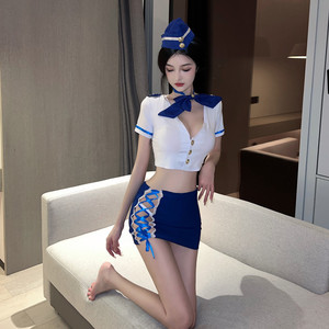 Haute qualité jupe maison robe dames vêtements de nuit filles chinoises 2 pièces <span class=keywords><strong>Sexy</strong></span> Costumes Lingerie ensemble - Product Image 4