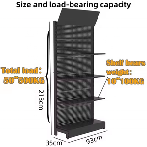 Support <span class=keywords><strong>d</strong></span>'affichage moderne en métal pour panneau perforé pour hall <span class=keywords><strong>d</strong></span>'exposition, vente au <span class=keywords><strong>d</strong></span>étail, quincaillerie, outils électriques, accessoires <span class=keywords><strong>de</strong></span> voiture, <span class=keywords><strong>moto</strong></span>, téléphone - Product Image 2
