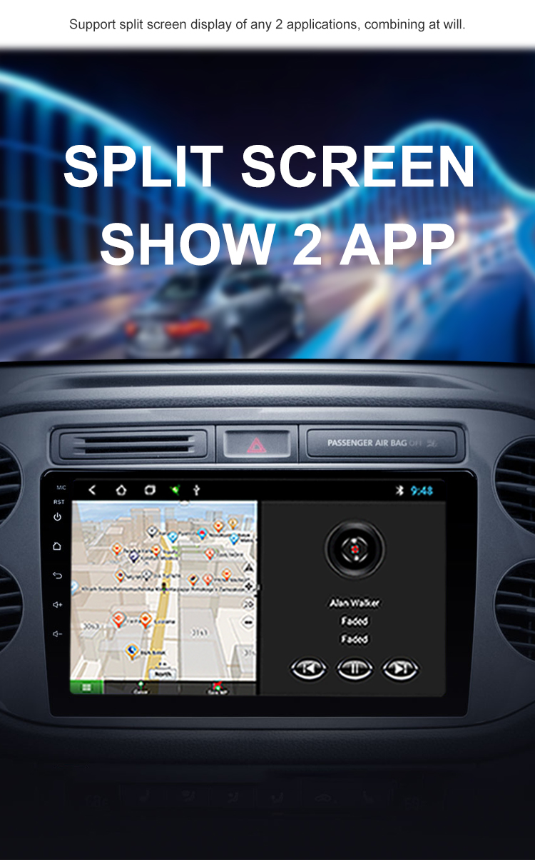 Android GPS Navigation For Volkswagen Tiguan 2006 - 2016 Car Stereo Multimedia Video Player