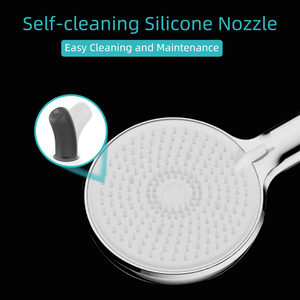 <span class=keywords><strong>Soffione</strong></span> doccia ad alta pressione con 5 getti, <span class=keywords><strong>soffione</strong></span> doccia potente con <span class=keywords><strong>risparmio</strong></span> <span class=keywords><strong>idrico</strong></span>, <span class=keywords><strong>soffione</strong></span> doccia manuale cromato - Product Image 2