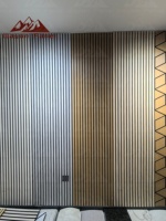 Panneaux acoustiques décoratifs en fibre de polyester pour l'intérieur commercial Wayon, panneaux insonorisants pour murs et plafonds