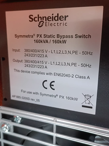Módulo de Potencia Symmetra PX SYPM10K16H 10/16kW 400V, Módulo de Potencia UPS 10kW, Módulo de Conmutación Automática de Fuente de Alimentación - Product Image 2