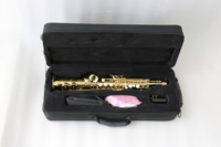 Sopranino Saxophone Brass Body Gold Lacquered Eb Tone Classic Japanese Style Sopranino Saxophone for Sale With Accessories