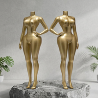 Mannequin féminin premium taille plus, hanches et cuisses courbes, idéal pour les vêtements grande taille, les diffusions en direct et les présentoirs en magasin