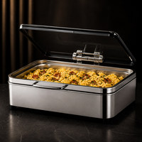 Chauffe-Plats Électrique Commercial en Acier Inoxydable Épais 304 avec Réservoir Hydraulique pour Buffet et Maintien au Chaud – Vaisselle Professionnelle
