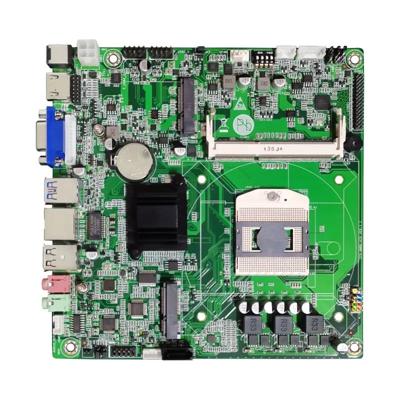 Angxun OEM Hochwertiger HM86-Chipsatz rPGA 947 8GB DDR3 Ein kanal Alles in einem Motherboard