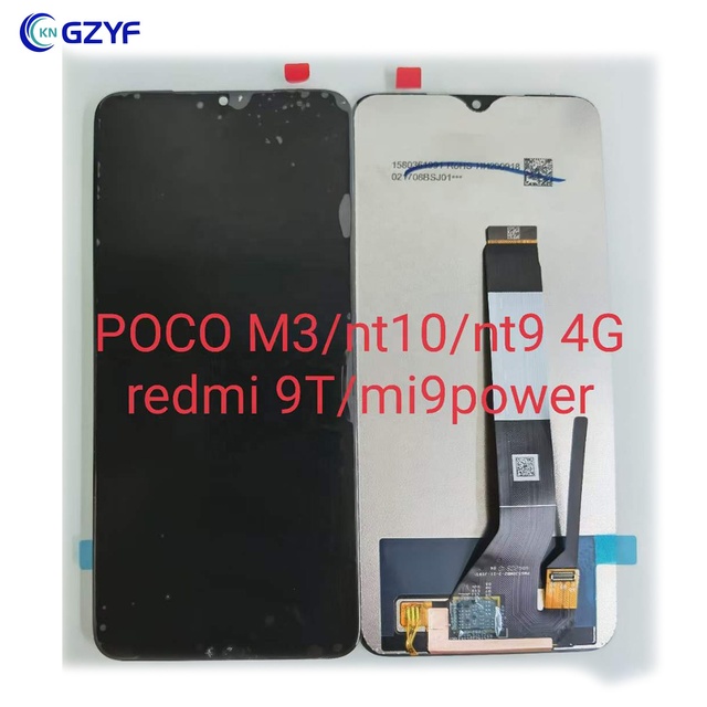 Original Display LCD for Xiaomi POCO M3 Nt10 Nt9 4G Redmi9T Mi9power LCD Display Touch Screen Digitizer