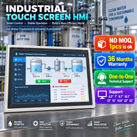 Panneau de commande HMI Mochuan 15,6'' avec programmation facile Modbus Ethernet, écran large, Ethernet Modbus TCP, pour machines alimentaires