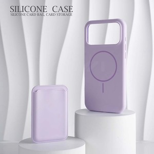 เคสโทรศัพท์ซิลิโคนแม่เหล็กแบบขายส่ง S061 พร้อมกระเป๋าสีเดียวกันสำหรับ iPhone 17 Pro Max เคสโทรศัพท์แบบกระเป๋าสำหรับ iPhone - Product Image 4