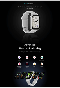 Xiaomi Redmi xem 5 hoạt động AMOLED gồ ghề reloj Bộ phụ nữ chàng trai giá rẻ chịu nước đồng hồ nam nữ Android tương thích - Product Image 4