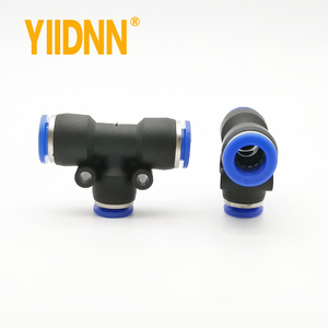 Raccord pneumatique PEG, réduction en T, type T, 3 voies, connexion rapide par glissement, pour tuyau d'air, 4 mm, 6 mm, 8 mm, 6 mm-8 mm, 10-6 mm - Product Image 2