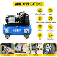 Prix d'usine Compresseur à vis 4kw avec réservoir 120l Compresseur d'air portable haute pression utilisé pour la pulvérisation