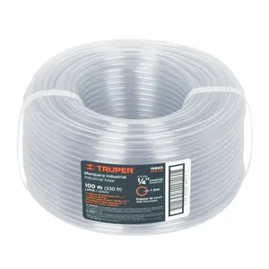 Rollo de Manguera Industrial de 1/4' de 100 Metros, Marca TRUPER - Product Image 1