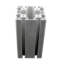 8080 Fabrication de profilés d'extrusion en aluminium 6063 personnalisés Cadre de profilé extrudé en usine